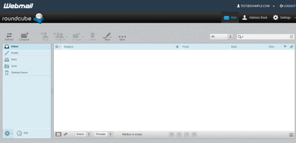 Roundcube Webmail client
