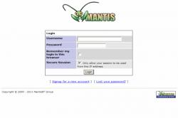 Mantis Bug Tracker 0