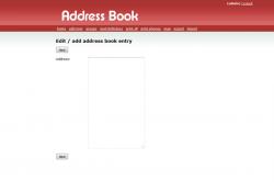 PHP Address Book 1