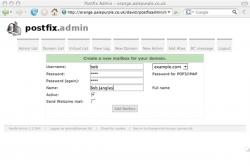 Postfix Admin 1